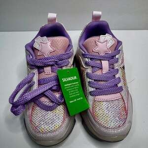 Dream  Pairs  Purple Sparkle Sneakers